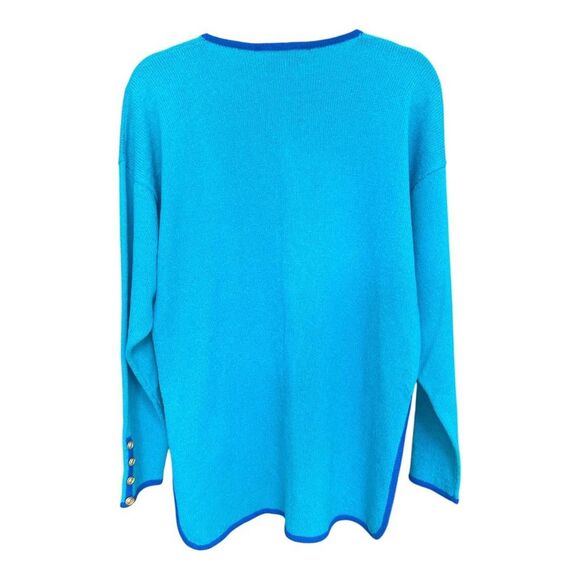 Vintage Don Sayres For Wellmore crew neck knit sweater size 14 - Picture 2 of 8